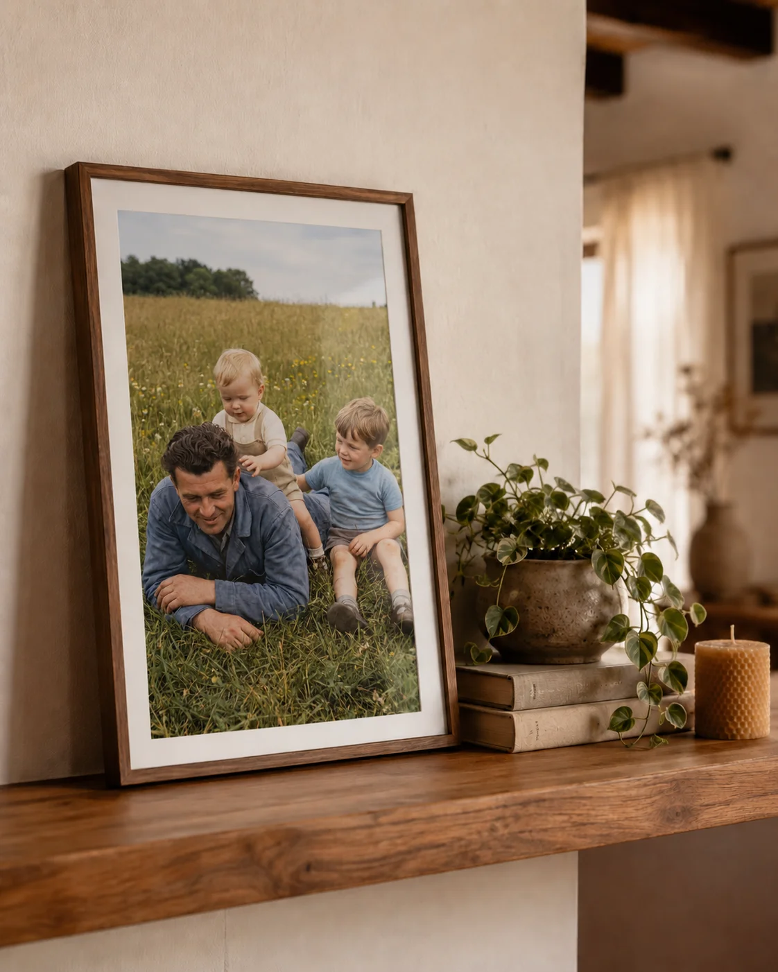 Oprawione zdjęcie ZyweFoto.pl na ścianie